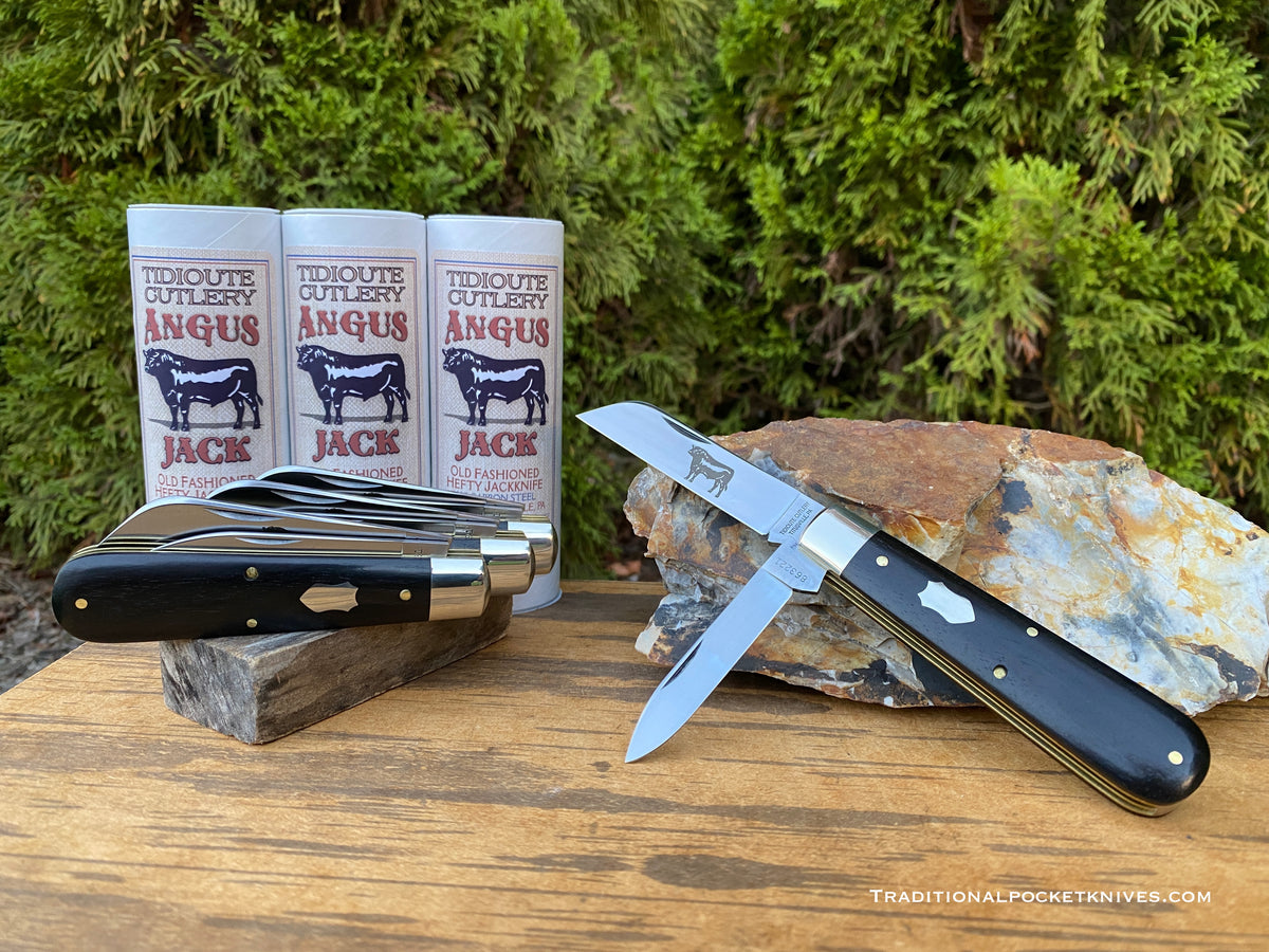 Great Eastern Cutlery #863221 Tidioute Cutlery Angus Jack Macassar Ebony : WELL DONE