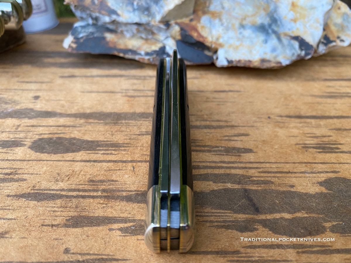 Great Eastern Cutlery #863221 Tidioute Cutlery Angus Jack Macassar Ebony : WELL DONE
