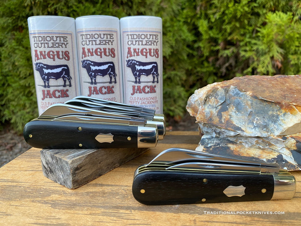 Great Eastern Cutlery #863221 Tidioute Cutlery Angus Jack Macassar Ebony : WELL DONE