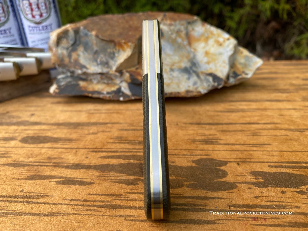 Great Eastern Cutlery #861121 Two Acorn Barlow OD Green Canvas Micarta