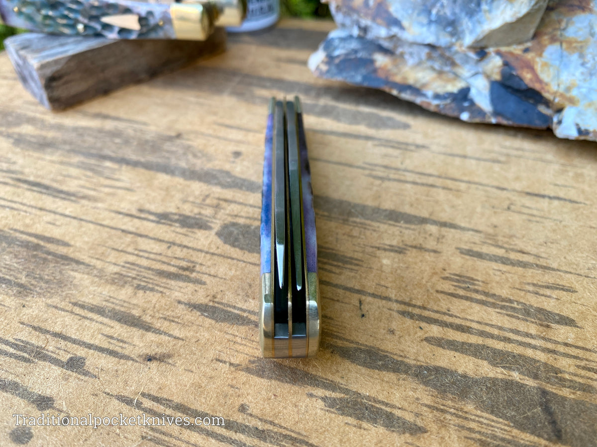 Cooper Cutlery Weed&amp;Co. Purple Pick Bone Trapper (5219PPB)