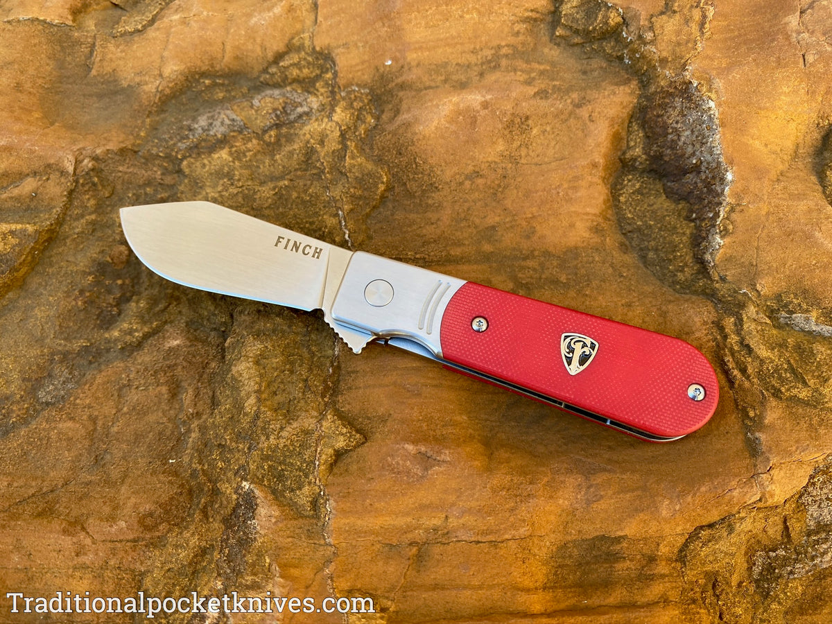 Finch Model 1929 G-10 Red &quot;C. Risner Cutlery Exclusive&quot;