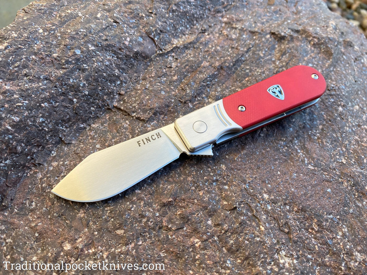 Finch Model 1929 G-10 Red &quot;C. Risner Cutlery Exclusive&quot;