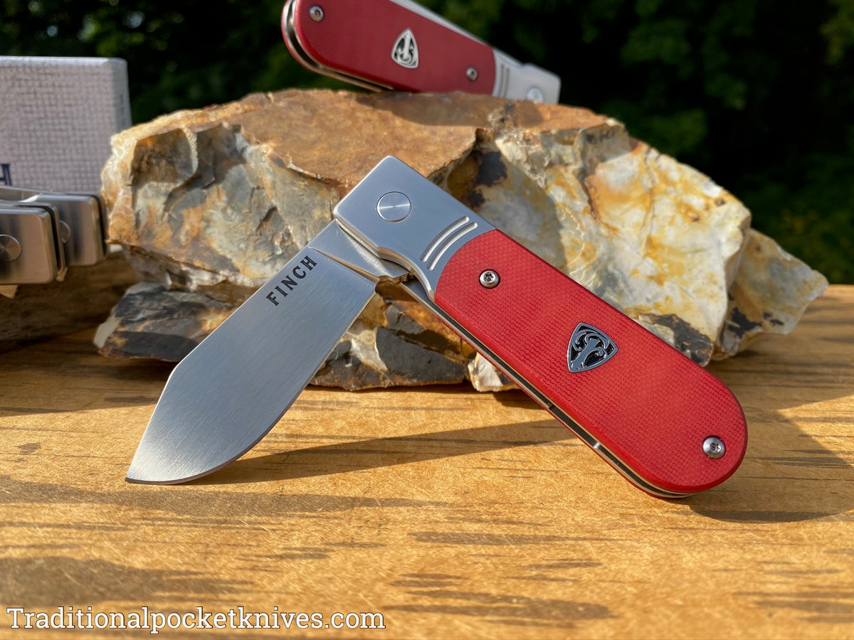 Finch Model 1929 G-10 Red &quot;C. Risner Cutlery Exclusive&quot;