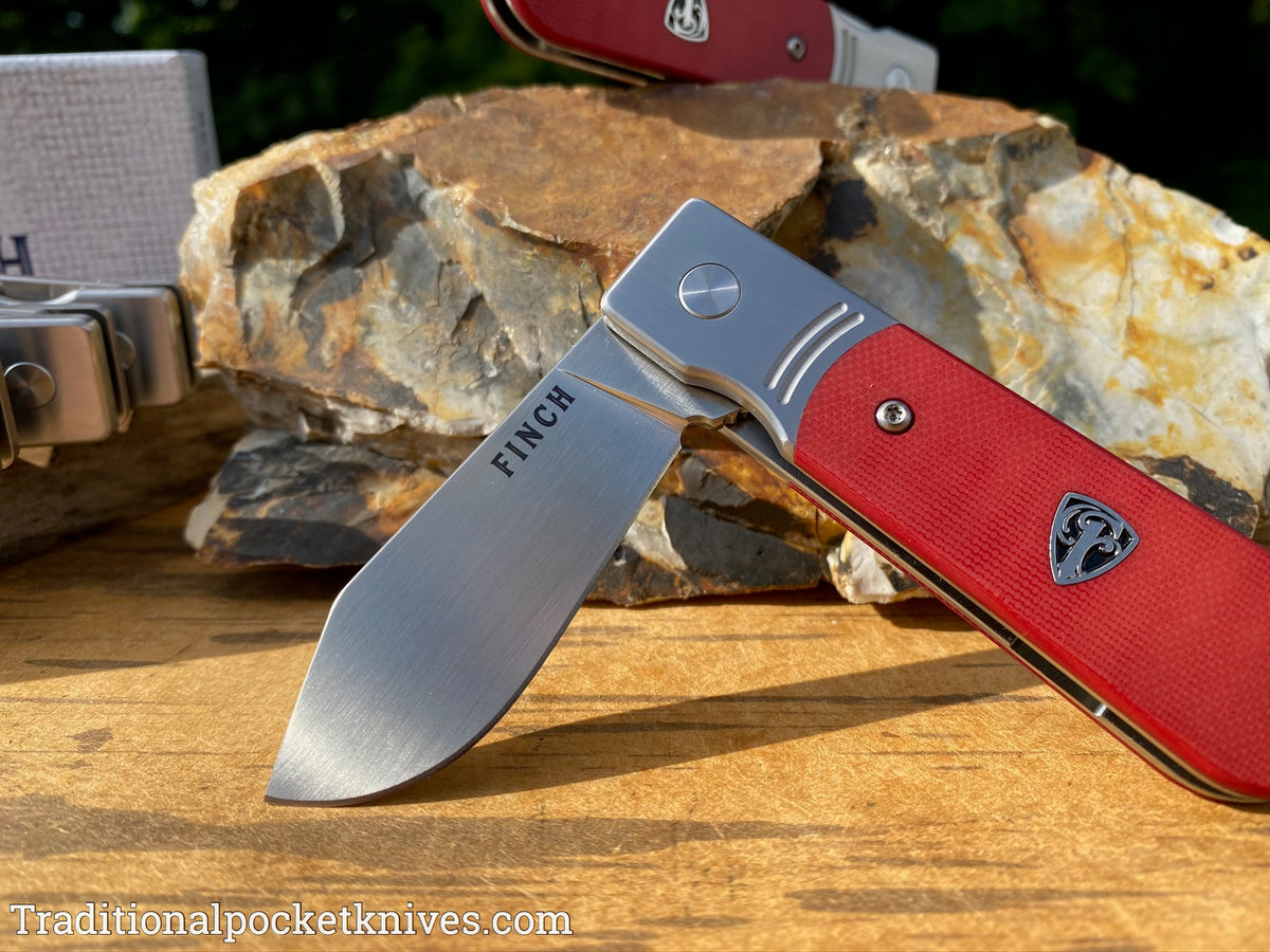 Finch Model 1929 G-10 Red &quot;C. Risner Cutlery Exclusive&quot;