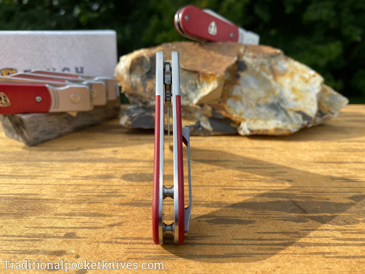 Finch Model 1929 G-10 Red &quot;C. Risner Cutlery Exclusive&quot;