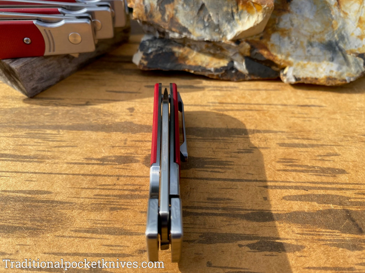 Finch Model 1929 G-10 Red &quot;C. Risner Cutlery Exclusive&quot;