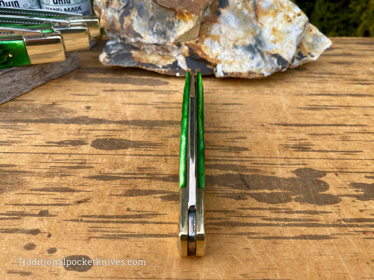 Cooper Cutlery Weed&amp;Co. German Hunter Jigged Green Bone &quot;EDC&quot; (5100GB)