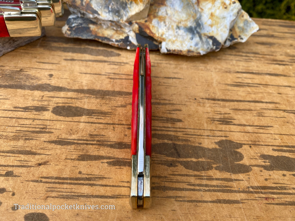 Cooper Cutlery Weed&amp;Co. German Hunter Jigged Red Bone &quot;EDC&quot; (5100RB)