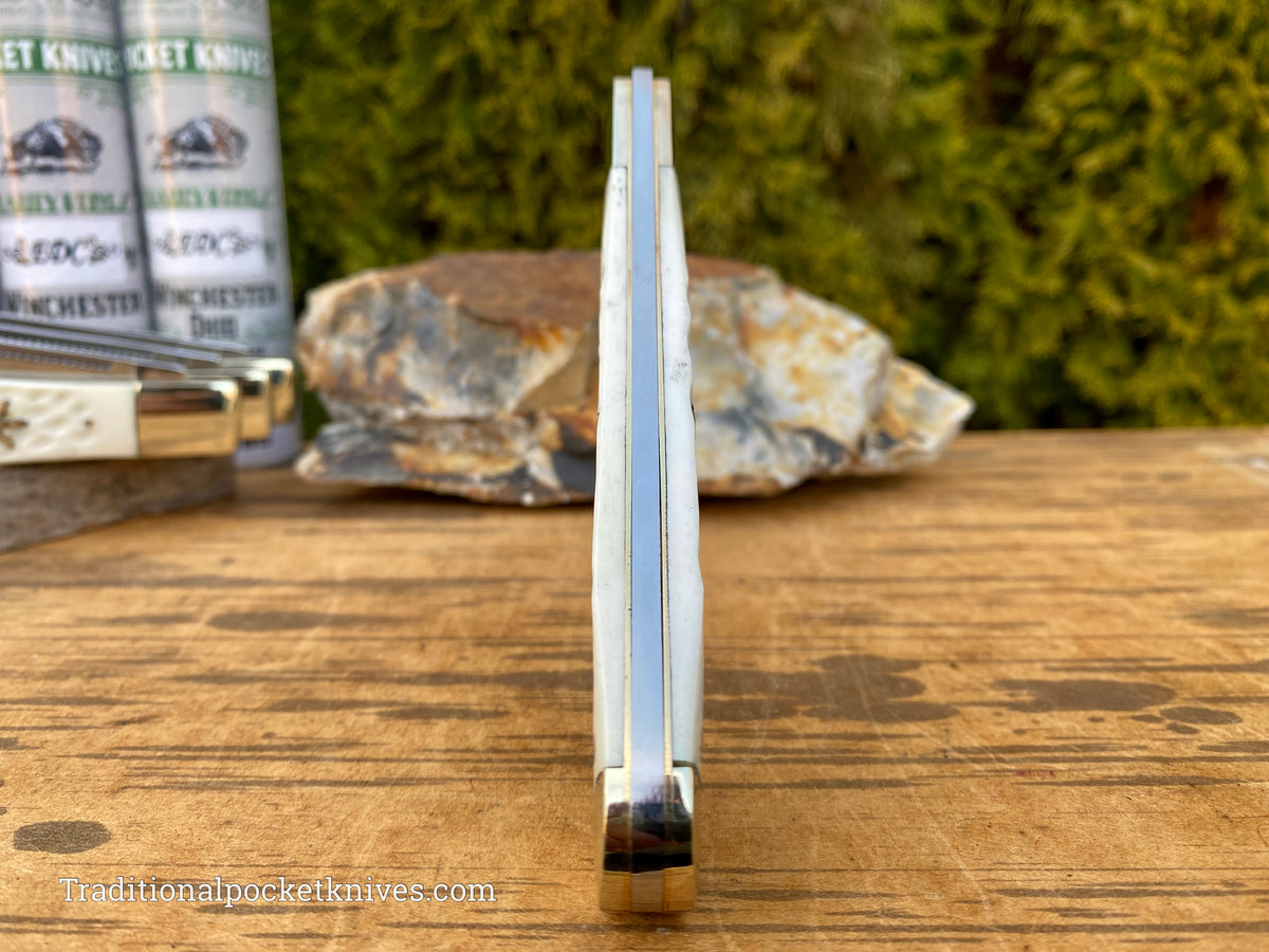 Cooper Cutlery Weed&amp;Co. German Hunter Jigged White Bone &quot;EDC&quot; (5100WB)