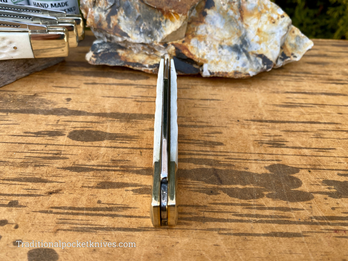 Cooper Cutlery Weed&amp;Co. German Hunter Jigged White Bone &quot;EDC&quot; (5100WB)