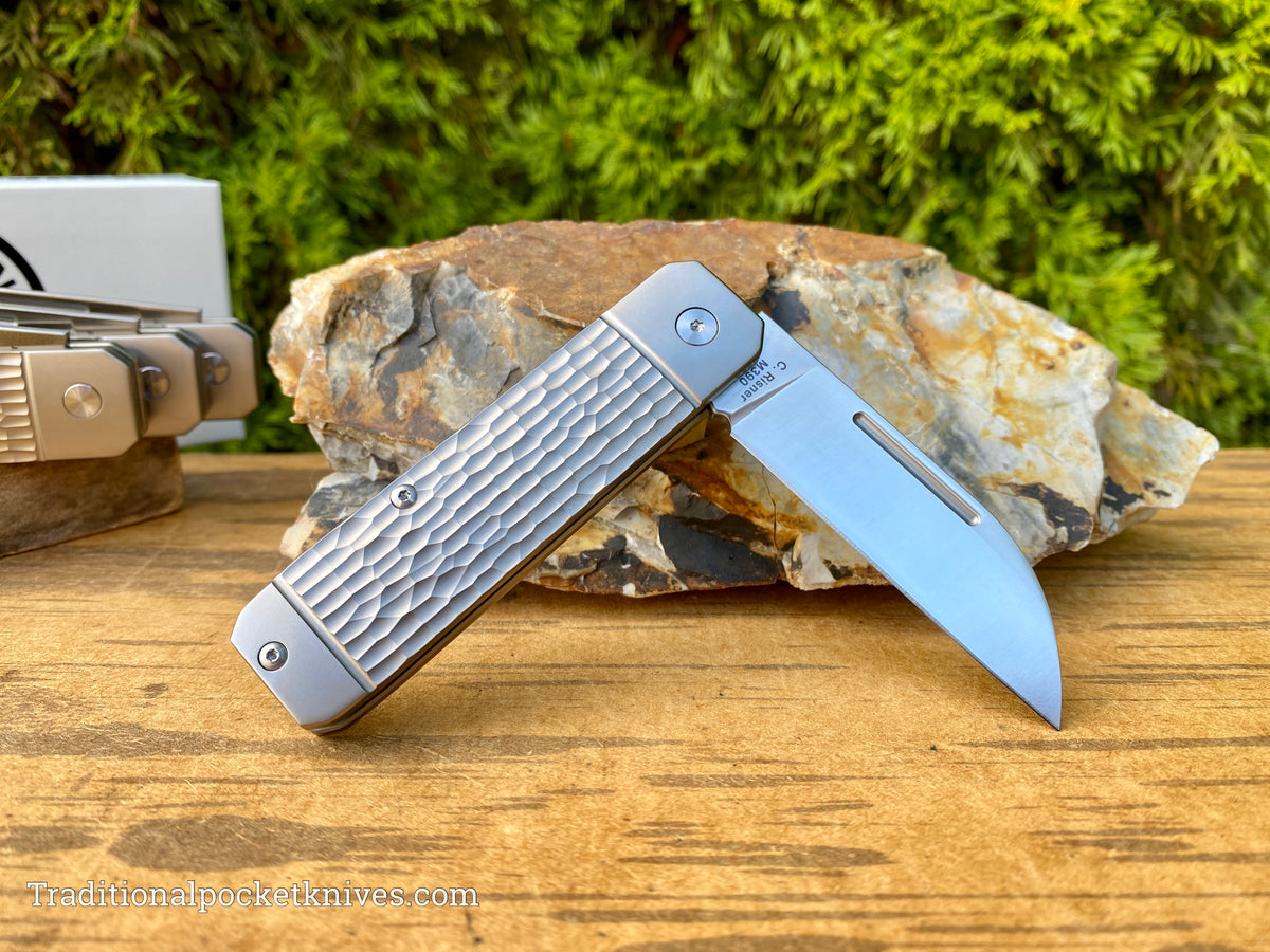 Ohio River Jack: Single Wharncliffe Jigged Titanium