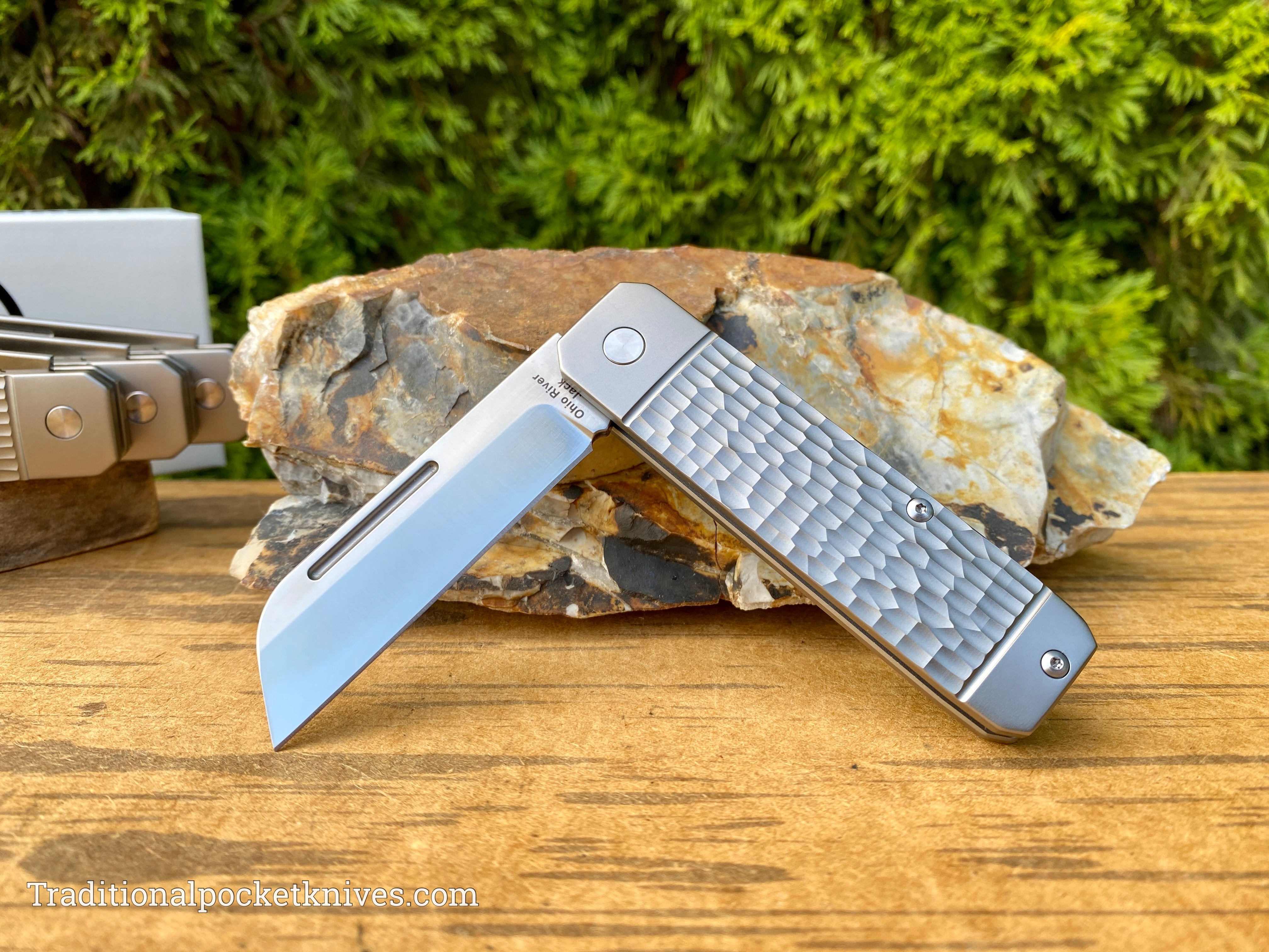 Ohio River Jack: Single Sheepsfoot Jigged Titanium - C. Risner