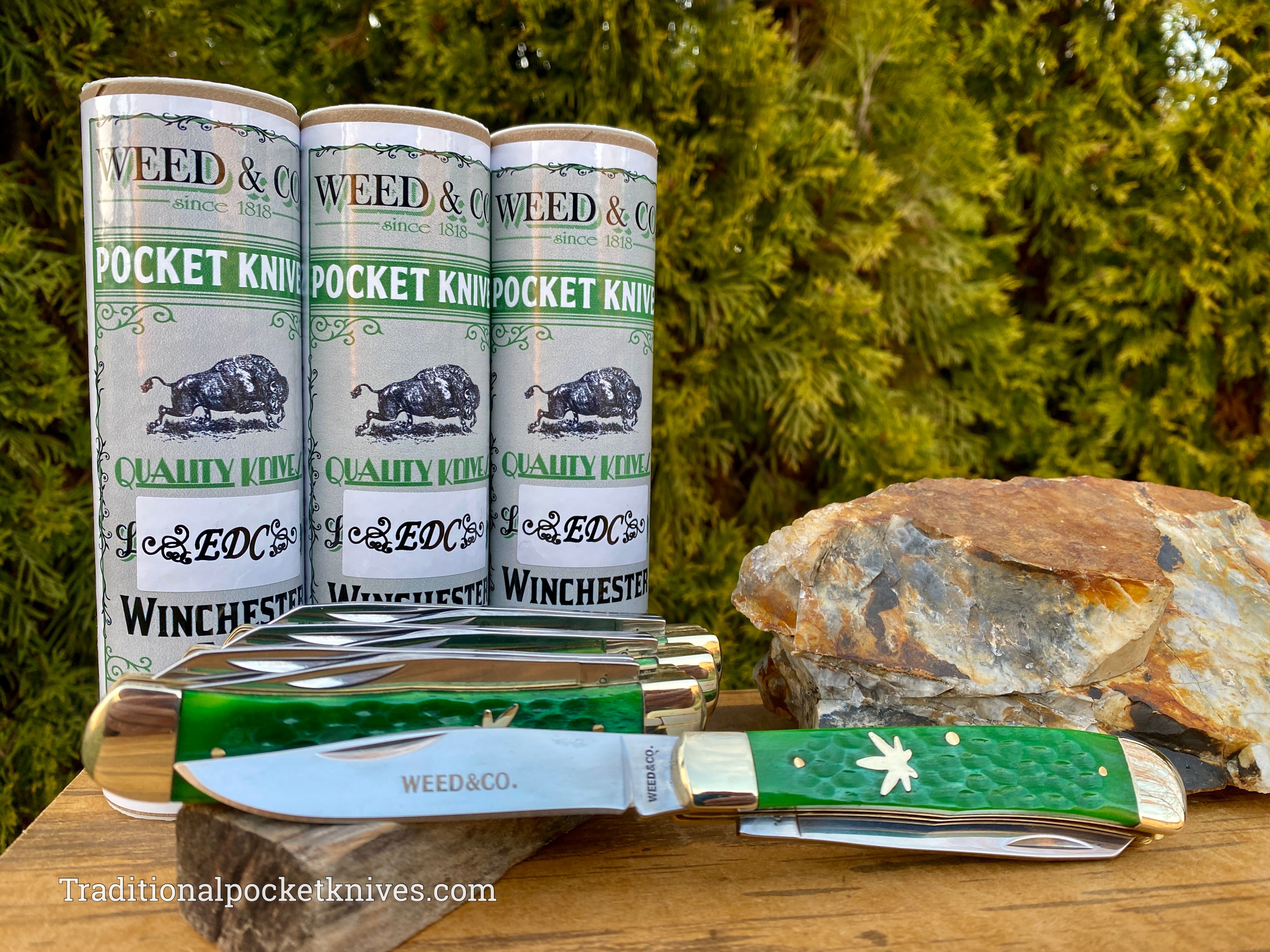 Cooper Cutlery Weed&Co. Jigged Green Bone Trapper 