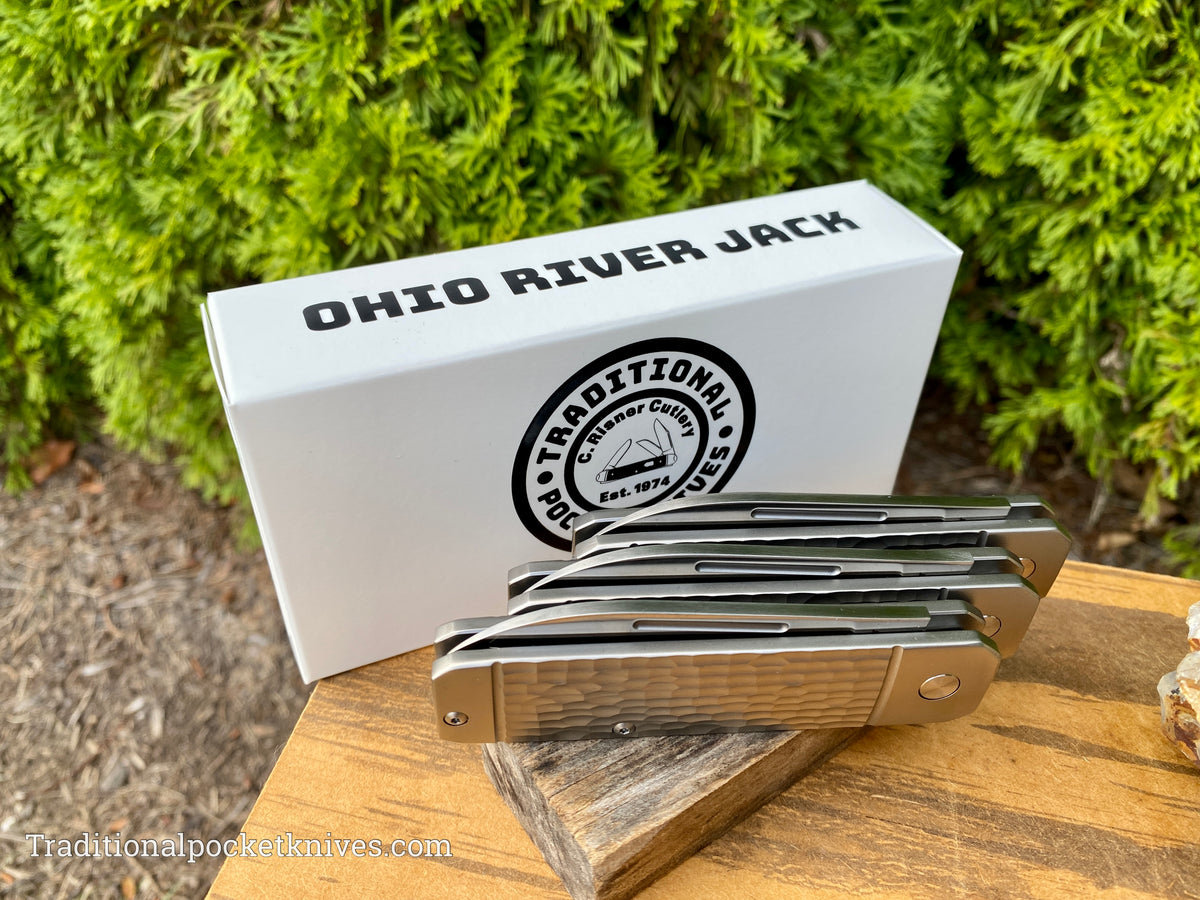 Ohio River Jack: Single Spearpoint Jigged Titanium