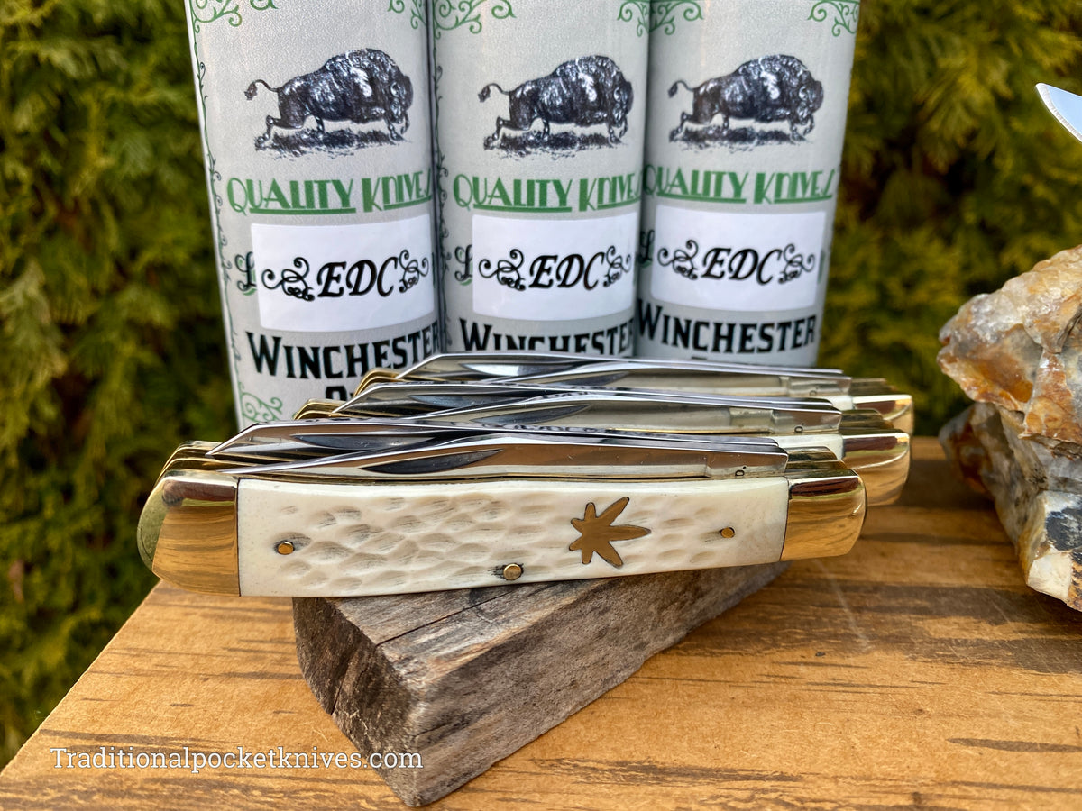 Cooper Cutlery Weed&amp;Co. Jigged White Bone Trapper &quot;EDC&quot; (5219WB)