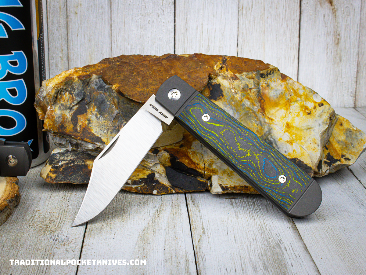 Jack Wolf Knives Big Bro Jack CamoCarbon Gecko