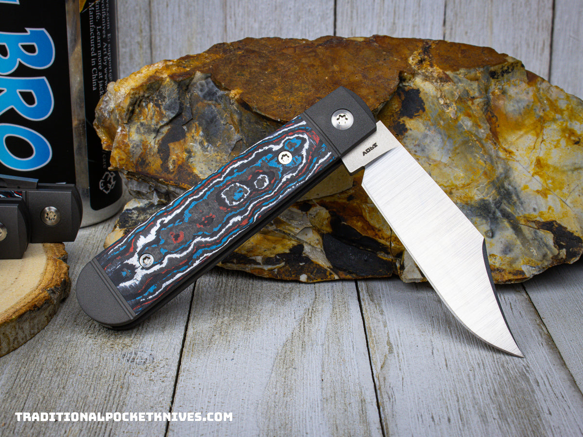 Jack Wolf Knives Big Bro Jack Fat Carbon Nebula