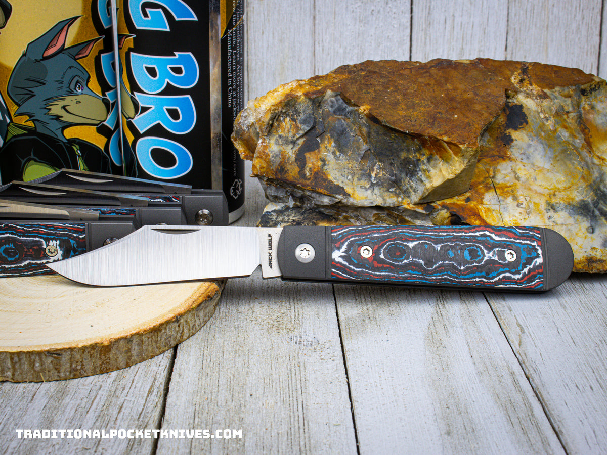 Jack Wolf Knives Big Bro Jack Fat Carbon Nebula