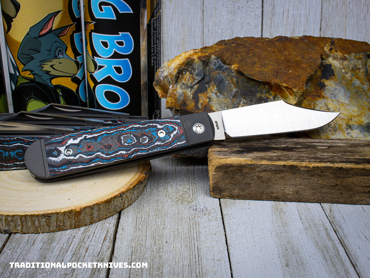 Jack Wolf Knives Big Bro Jack Fat Carbon Nebula