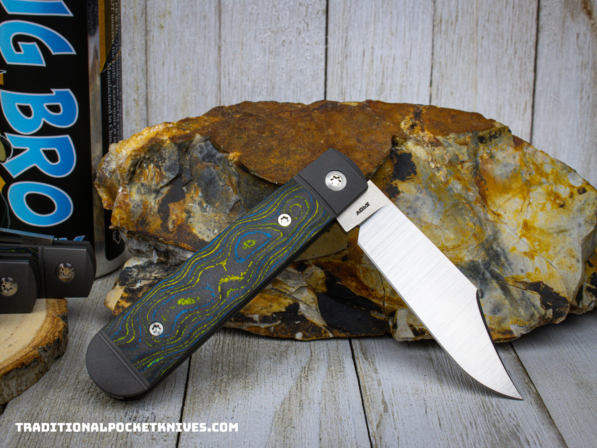 Jack Wolf Knives Big Bro Jack CamoCarbon Gecko