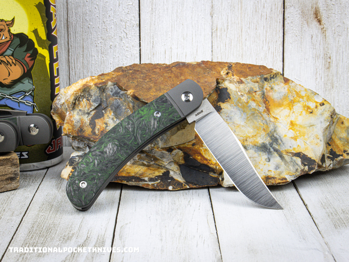 Jack Wolf Knives Javelina Jack Fat Carbon Dark Matter Green