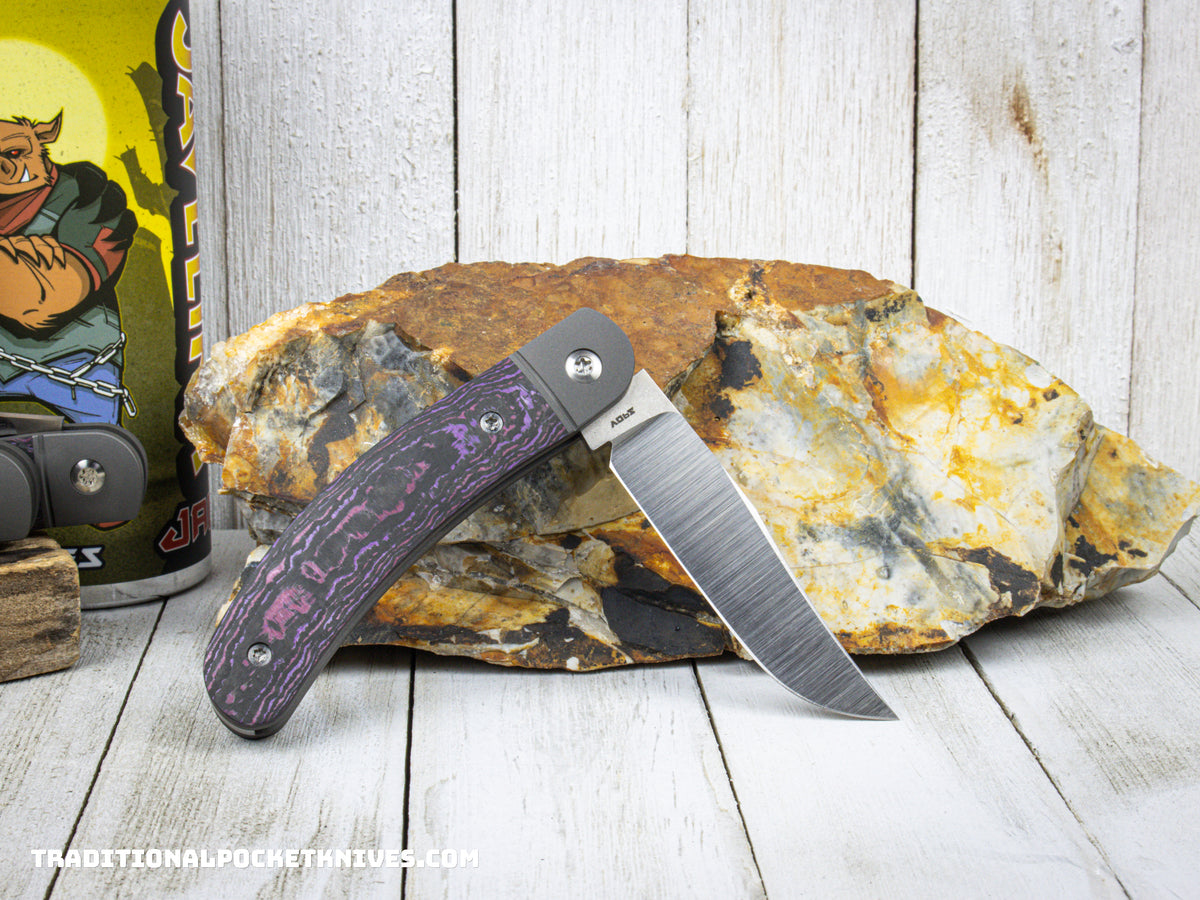 Jack Wolf Knives Javelina Jack Fat Carbon Purple Haze