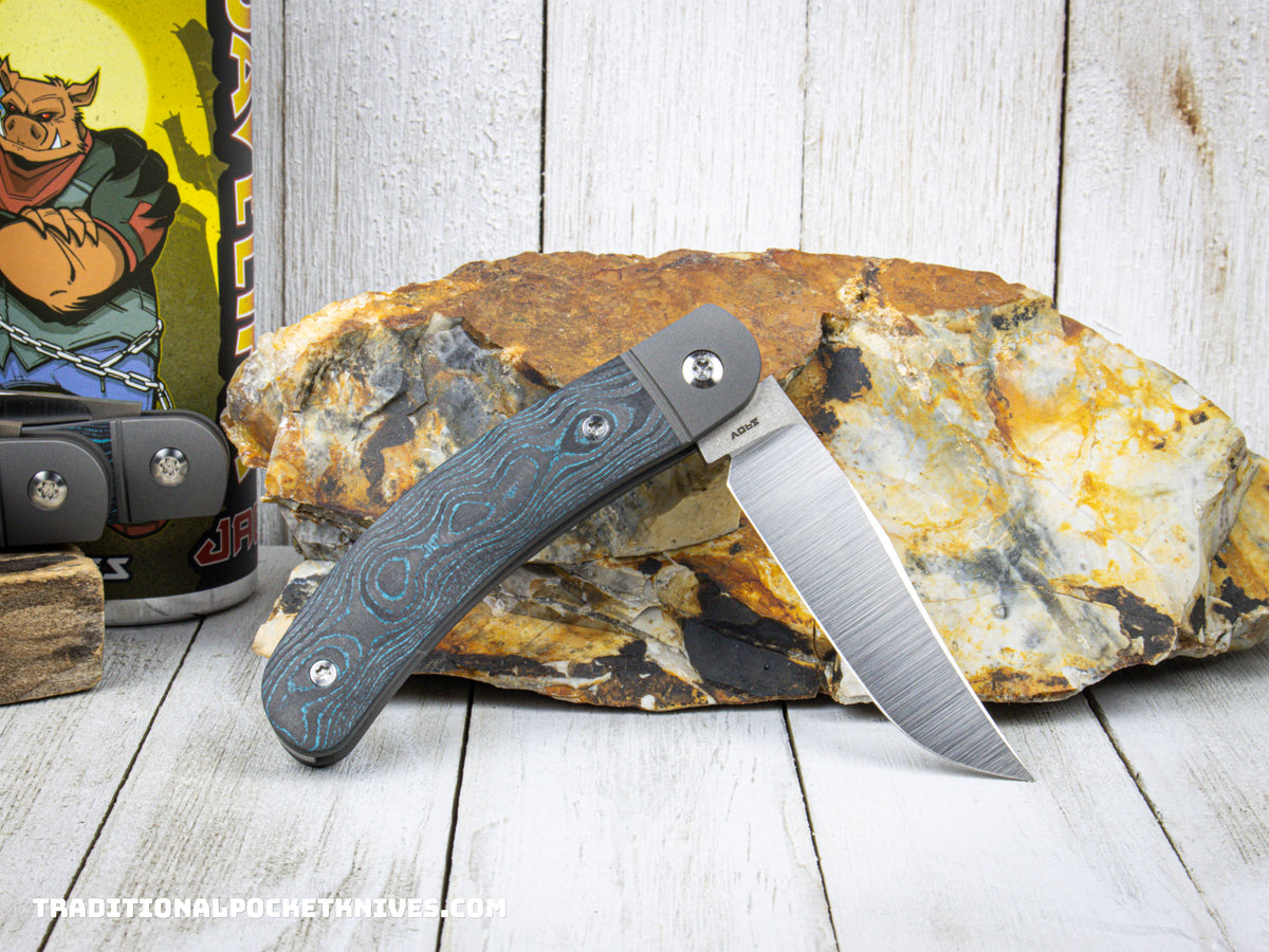 Jack Wolf Knives Javelina Jack CamoCarbon Brittany Blue