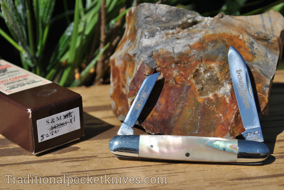 Schatt&Morgan Cutlery Keystone Series #11 #052221 Abalone Senator
