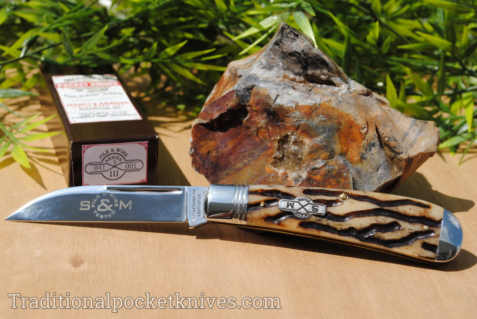 Schatt&Morgan File&Wire Series #5 Edition #3: #041001 Swayback Clasp Knife